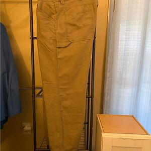 Men's Cargo Work Pants in Tan